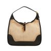 Sac à main Hermès  Trim en toile beige et cuir box noir - 360 thumbnail