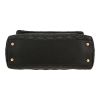 Chanel  Coco Handle shoulder bag  in black quilted grained leather - Detail D1 thumbnail