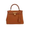 Sac à main Hermès  Kelly 25 cm en cuir togo gold - 360 thumbnail