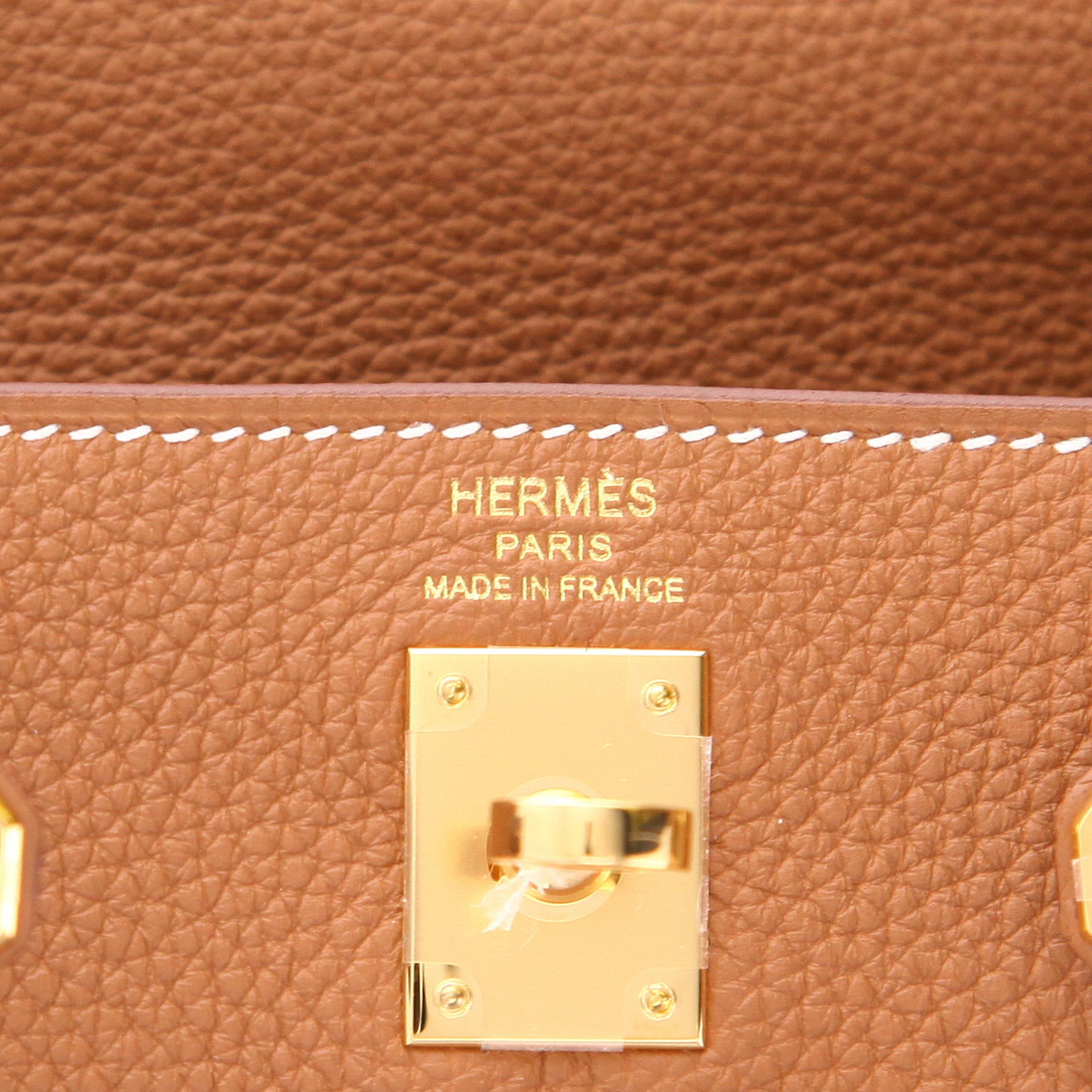 Borsa Hermès  Kelly 25 cm in pelle togo gold - Detail D2