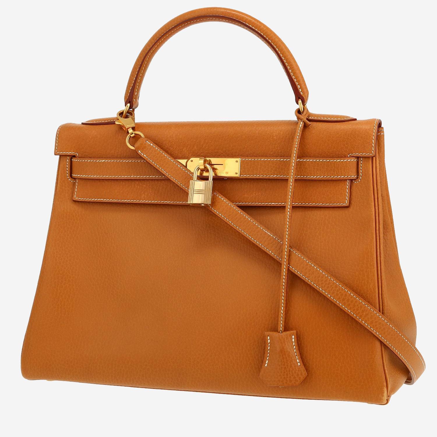 Hermès Kelly 32 cm handbag in gold