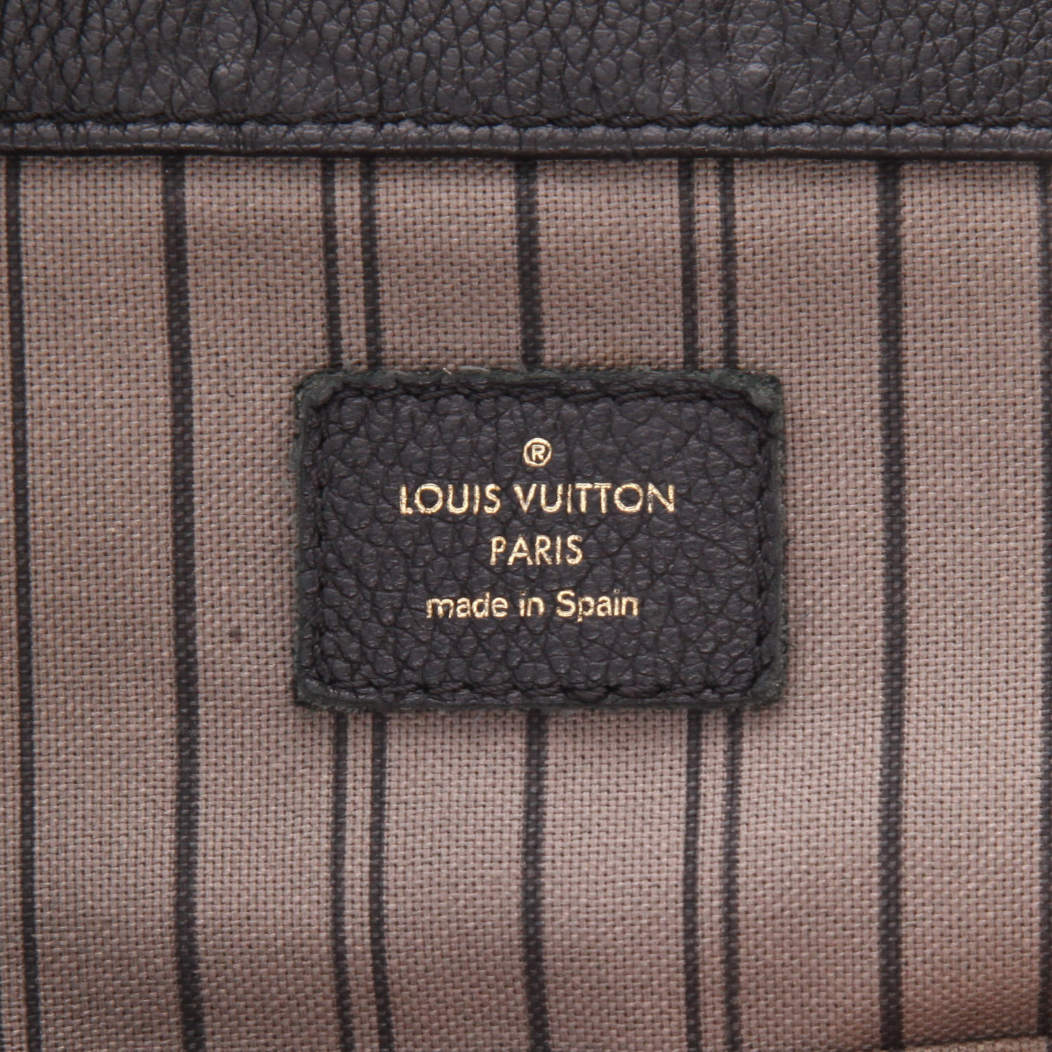Sac à main Louis Vuitton  Artsy en cuir monogram empreinte noir - Detail D2