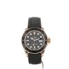 Rolex Yacht-Master  in pink gold and ceramic Ref: Rolex - 116655  Circa 2010 - 360 thumbnail