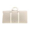 Dior   travel bag  in white monogram canvas Oblique  and white leather - 360 thumbnail