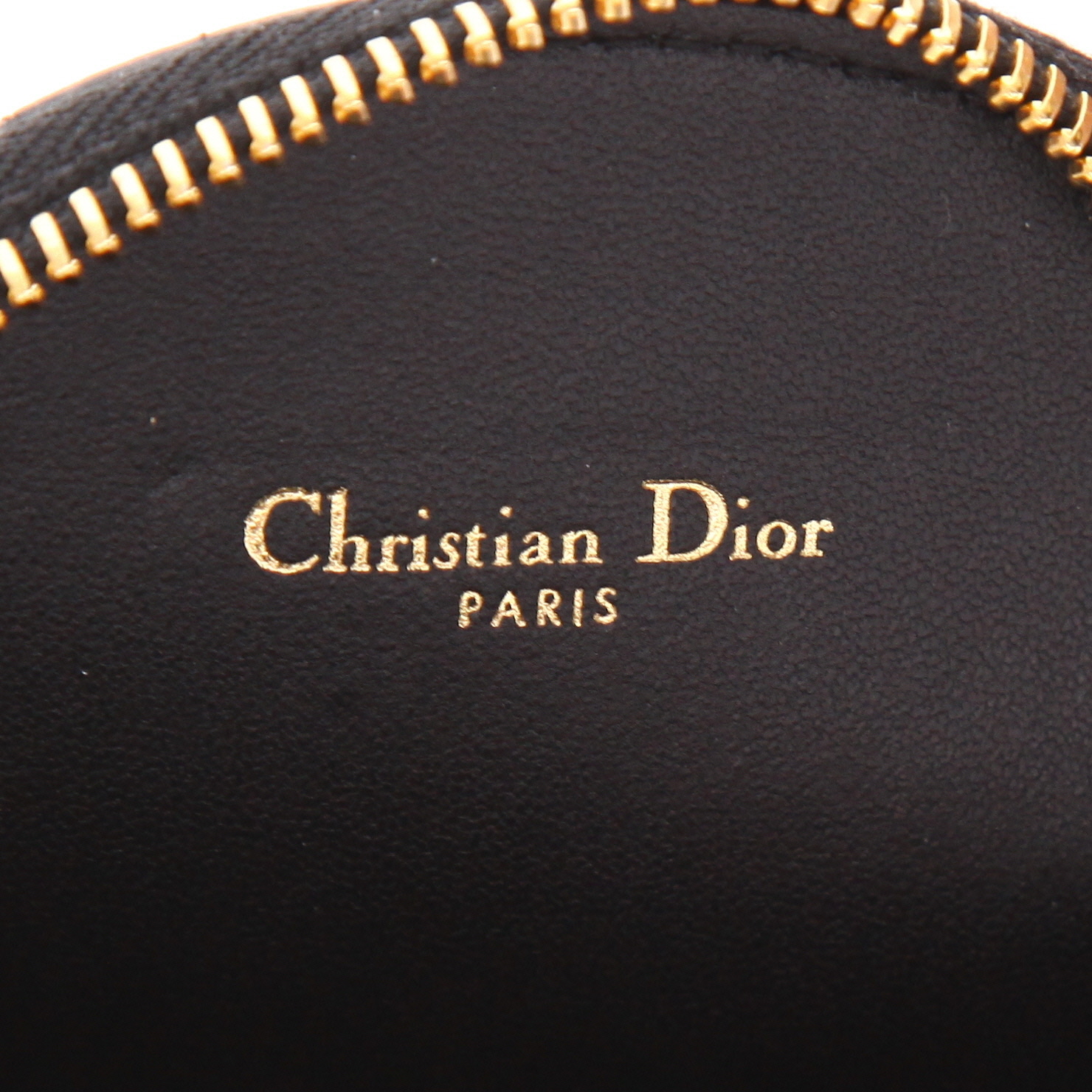 Dior  Caro mini  shoulder bag  in black leather cannage - Detail D2