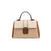 Borsa a tracolla Bottega Veneta  Piazza modello piccolo  in pelle beige bianco sporco e marrone - 360 thumbnail