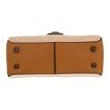 Borsa a tracolla Bottega Veneta  Piazza modello piccolo  in pelle beige bianco sporco e marrone - Detail D1 thumbnail