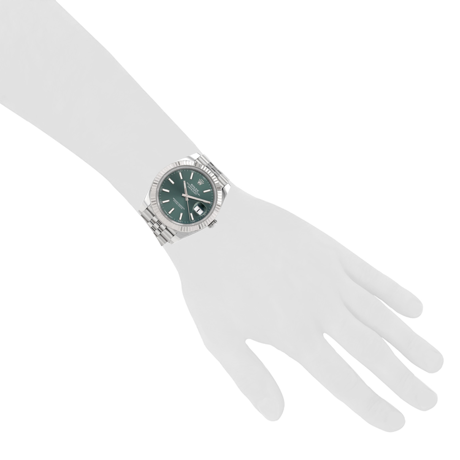 Rolex Datejust 41  in gold and stainless steel Ref: Rolex - 126334  Circa 2022 - Detail D1