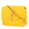 Saint Laurent  Sulpice shoulder bag  in yellow chevron quilted leather - 00pp thumbnail