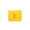 Saint Laurent  Sulpice shoulder bag  in yellow chevron quilted leather - 360 thumbnail