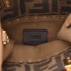 Borsa a tracolla Fendi  Sunshine mini  in tela siglata marrone e pelle marrone - Detail D2 thumbnail