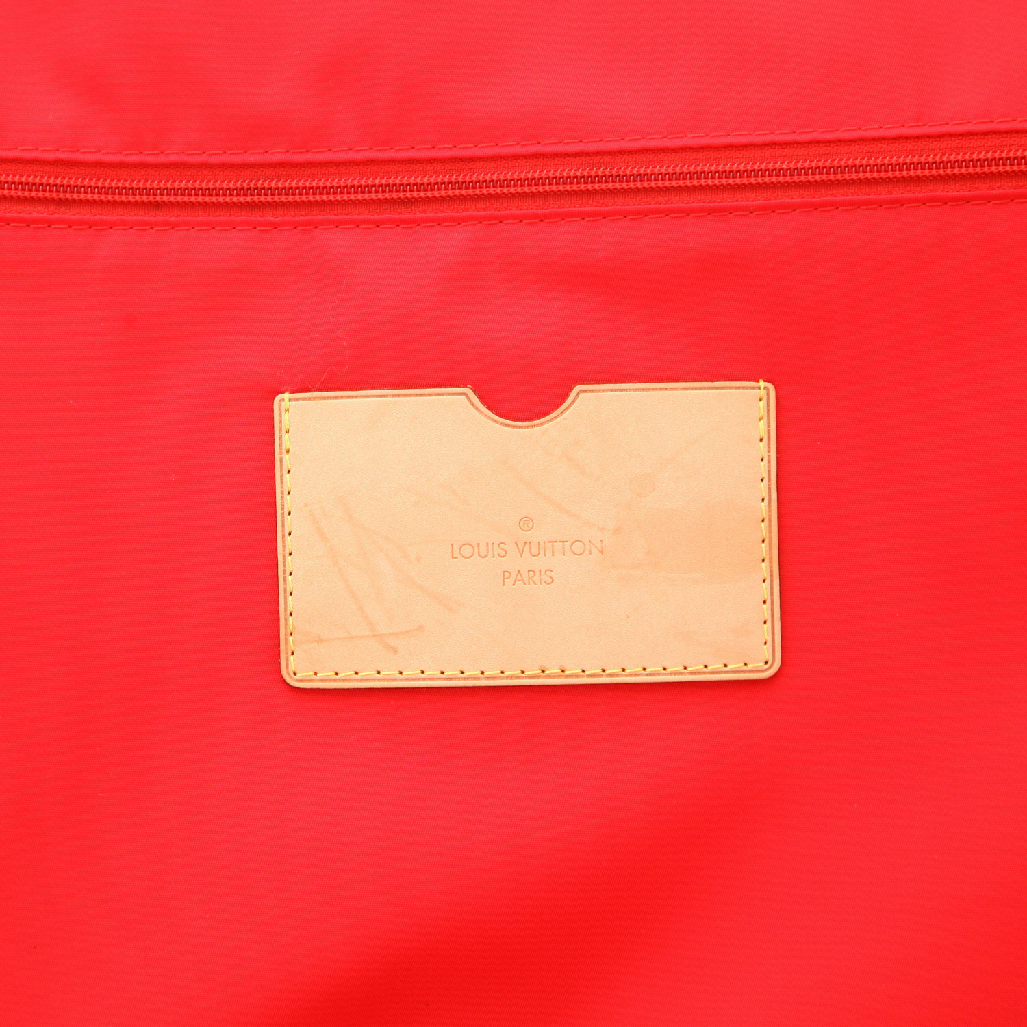 Valigia Louis Vuitton  Pegase in tela monogram marrone e pelle naturale - Detail D2
