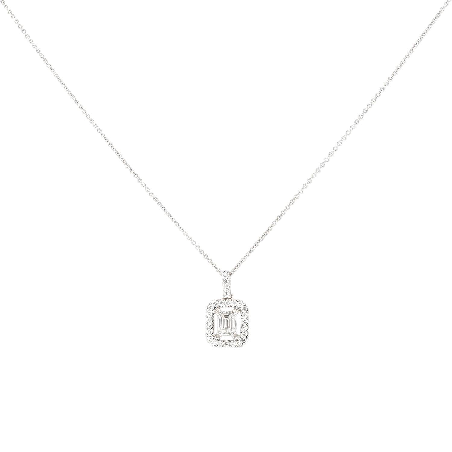Colgante Messika  de oro blanco y diamantes