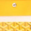 Sac cabas Goyard  Saint-Louis en toile Goyardine jaune et cuir jaune - Detail D2 thumbnail