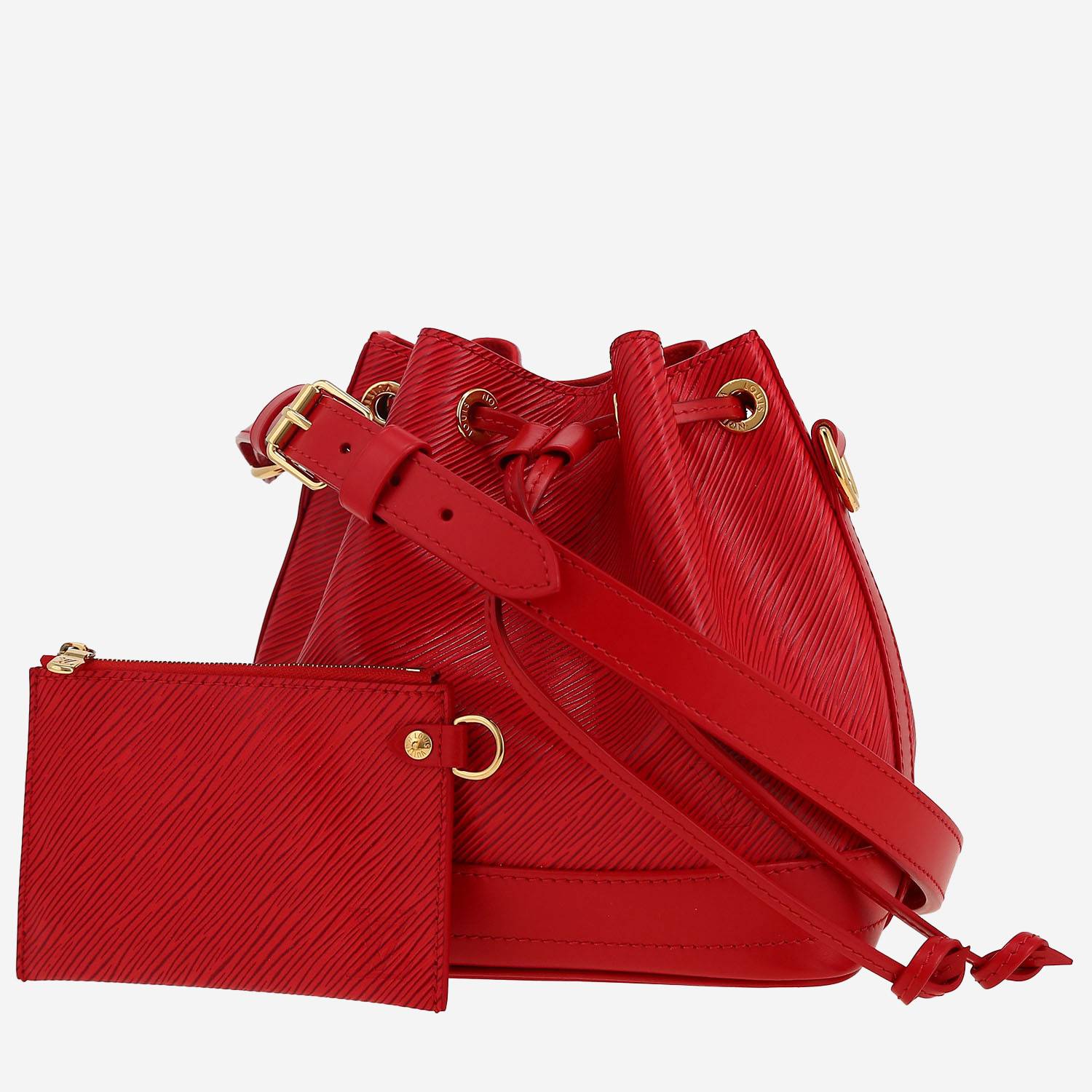 Bolso de mano Louis Vuitton  Noé en cuero Epi rojo