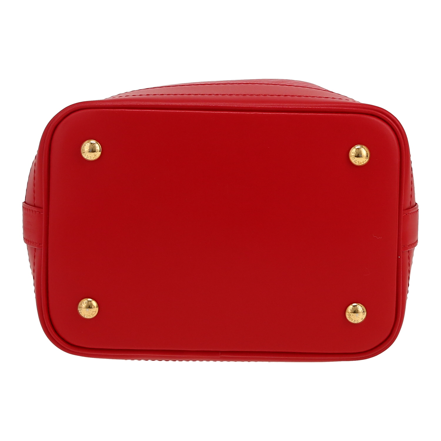 Louis Vuitton  Noé handbag  in red epi leather - Detail D1