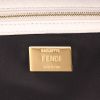 Fendi  Baguette handbag  in black paillette  and white leather - Detail D2 thumbnail