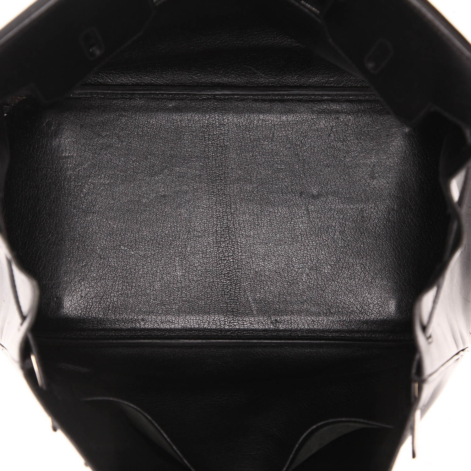 Hermès  Birkin 35 cm handbag  in black box leather - Detail D3