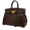 Hermès  Birkin 35 cm handbag  in brown box leather - 00pp thumbnail