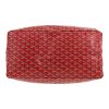 Goyard  Saint-Louis shopping bag  in red Goyard canvas  and red leather - Detail D1 thumbnail