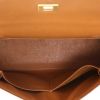 Hermès  Kelly 32 cm handbag  in gold Chamonix  leather - Detail D3 thumbnail