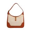 Hermès  Trim bag worn on the shoulder or carried in the hand  in beige canvas  and gold togo leather - 360 thumbnail