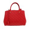 Louis Vuitton  Montaigne handbag  in red empreinte monogram leather - 360 thumbnail