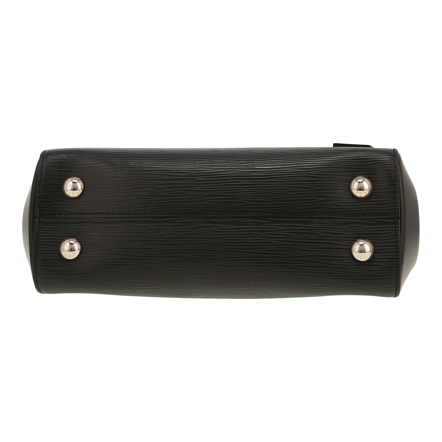 Bolso de mano Louis Vuitton  Cluny en cuero Epi negro - Detail D1