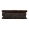 Borsa a tracolla Chanel  Boy in tela denim marrone - Detail D1 thumbnail