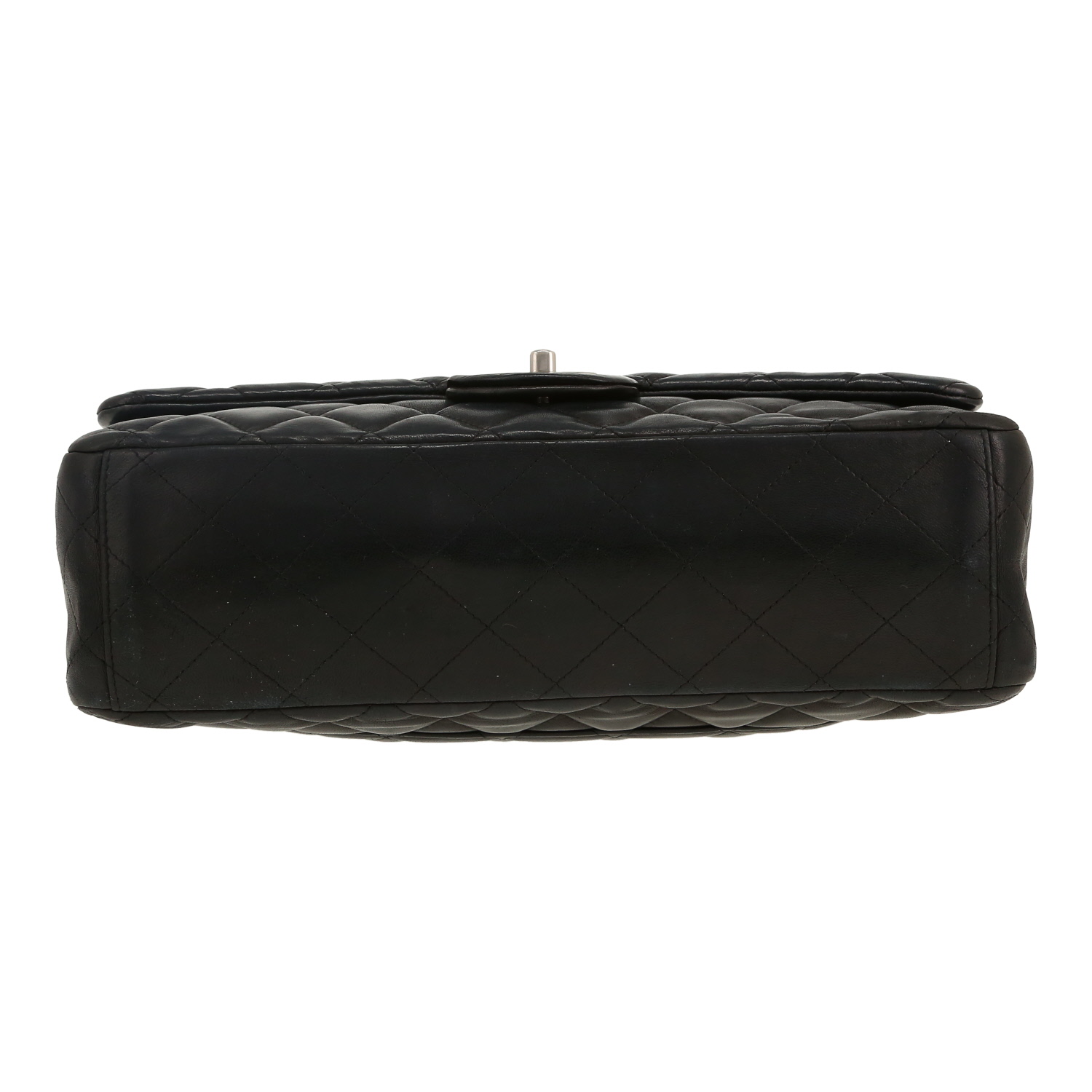 Sac bandoulière Chanel  Timeless Maxi Jumbo en cuir matelassé noir - Detail D1