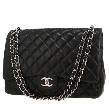 Borsa a tracolla Chanel  Timeless Maxi Jumbo in pelle trapuntata nera