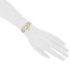 Cartier Panthère  small model  in gold and stainless steel Ref: Cartier - 66921  Circa 1990 - Detail D1 thumbnail