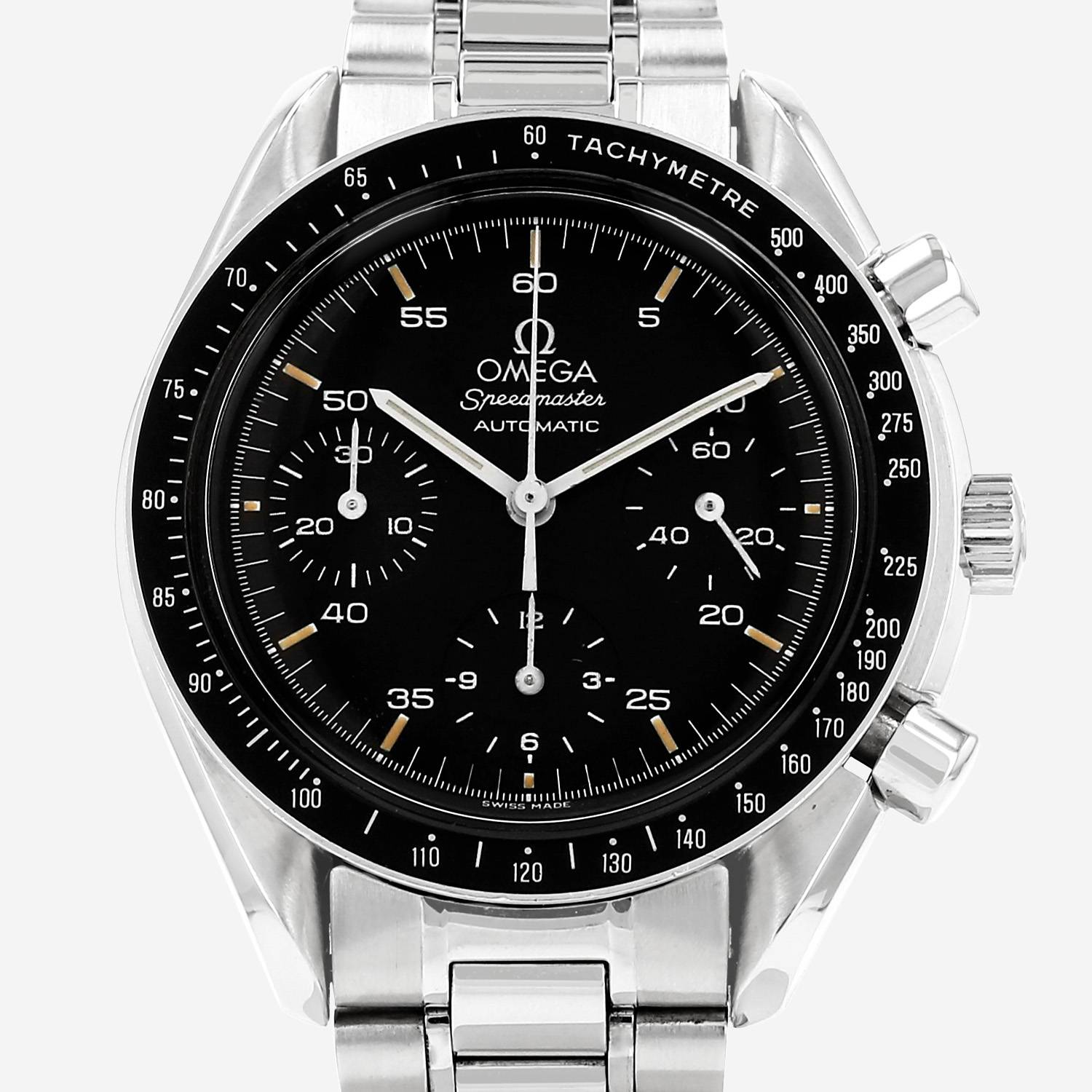 Omega Speedmaster Automatic  in stainless steel Circa 1990