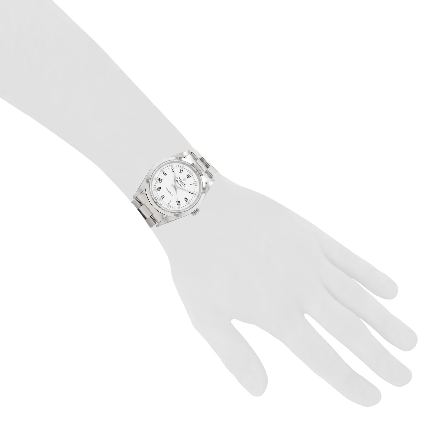 Rolex Air King  in stainless steel Ref: Rolex - 14000  Circa 1995 - Detail D1