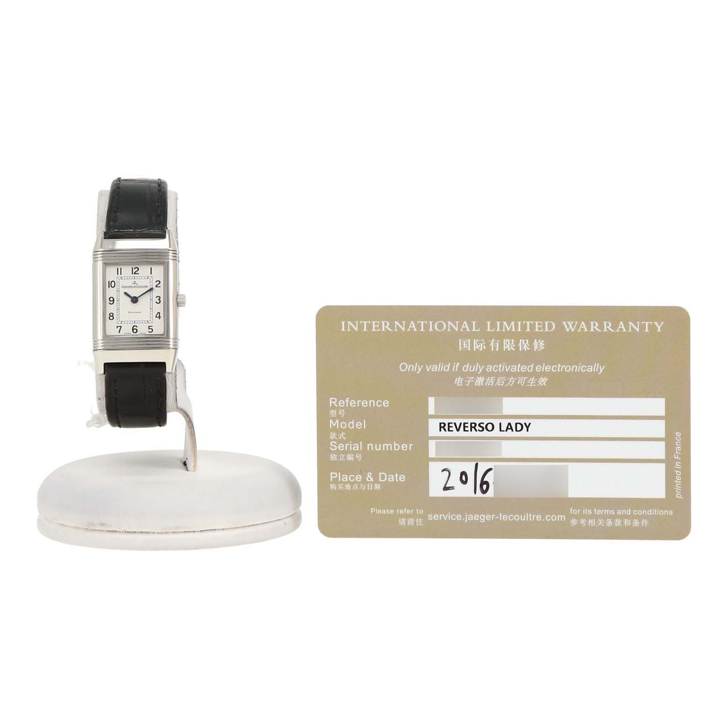 Orologio Jaeger-LeCoultre Reverso Lady in acciaio Ref: Jaeger-LeCoultre - 260.8.08  Circa 2016 - Detail D2