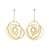H. Stern Grupo di Corpo pendants earrings in yellow gold and diamonds - 00pp thumbnail