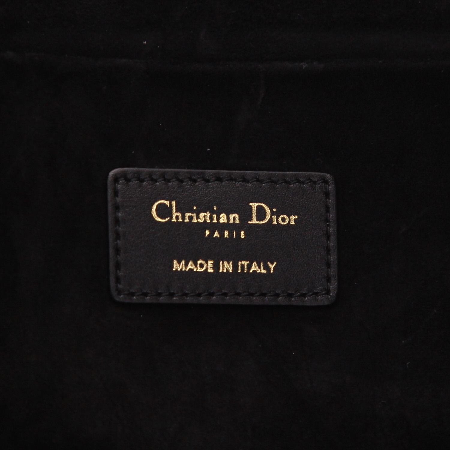 Bolso Cabás Dior  Essential en cuero cannage negro - Detail D2