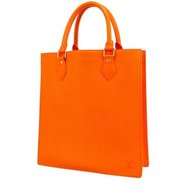 Louis Vuitton  Sac Plat shopping bag  in orange epi leather
