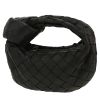 Sac à main Bottega Veneta  Jodie Candy en cuir intrecciato noir - 00pp thumbnail