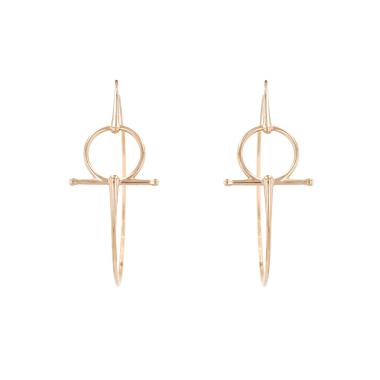 Orecchini Hermès Filet d'Or in oro rosa