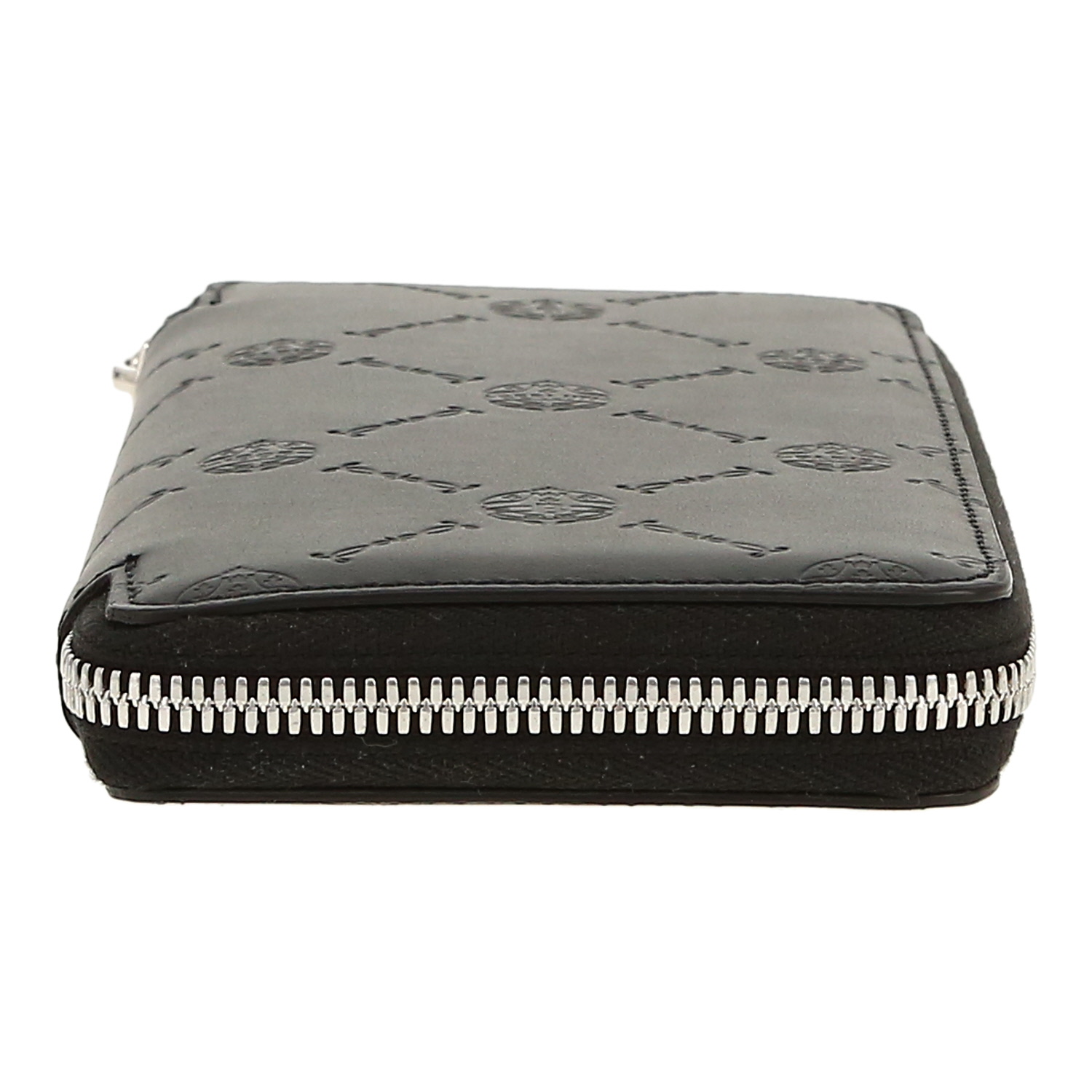 Berluti  Itauba Vertical Signature wallet  in black leather - Detail D1