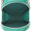 Chanel  Round on Earth shoulder bag  in green grained leather - Detail D3 thumbnail