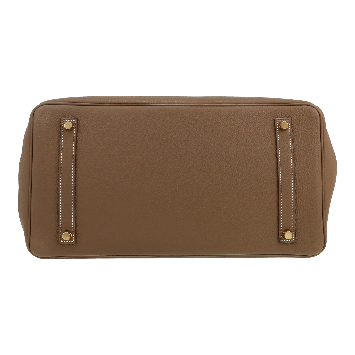 Hermès  Birkin 35 cm handbag  in etoupe togo leather - Detail D1