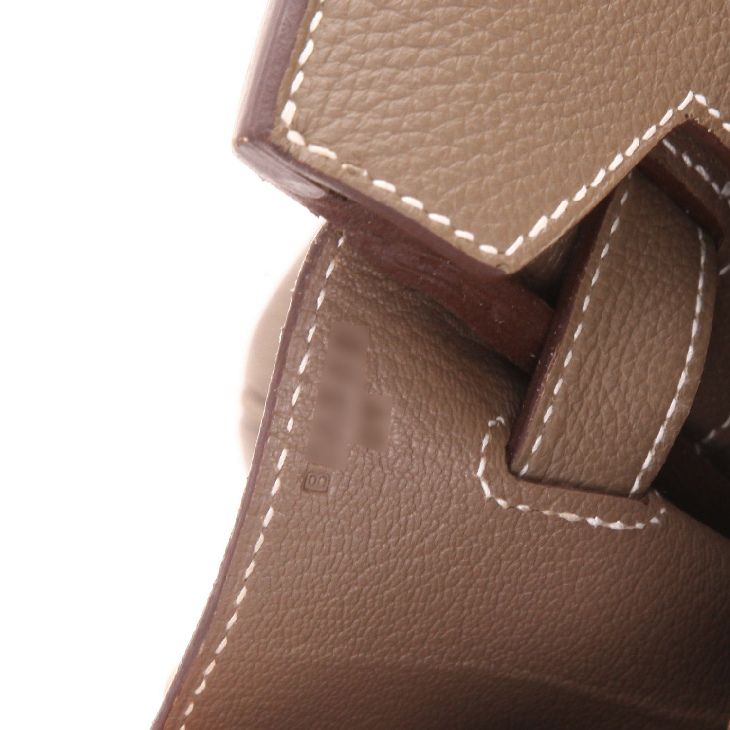 Sac à main Hermès  Birkin 35 cm en cuir togo étoupe - Detail D4