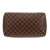 Borsa Louis Vuitton  Speedy 30 in tela a scacchi ebana e pelle marrone - Detail D1 thumbnail