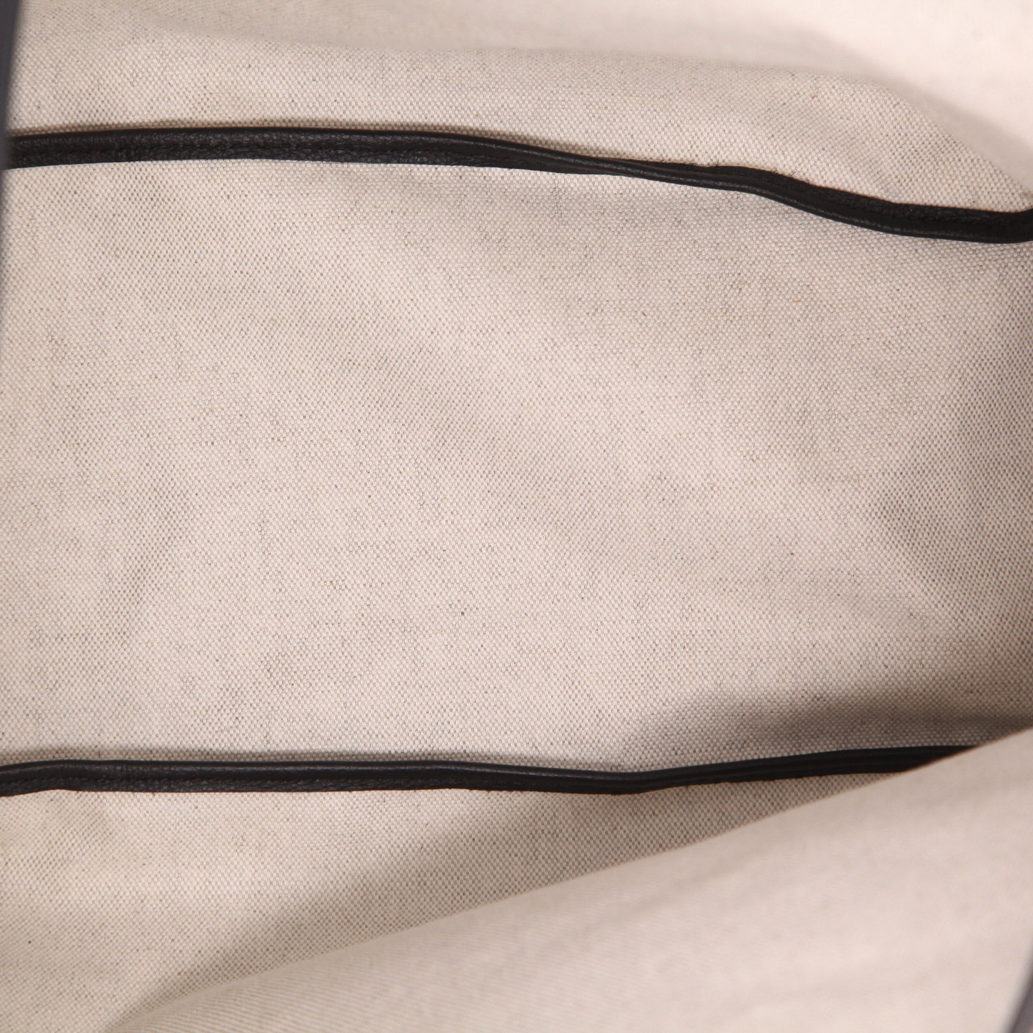 Goyard  Saint-Louis shopping bag  in black Goyard canvas  and black leather - Detail D3