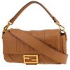 Sac à main Fendi  Baguette en cuir marron - 00pp thumbnail