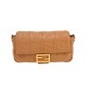 Sac à main Fendi  Baguette en cuir marron - 360 thumbnail