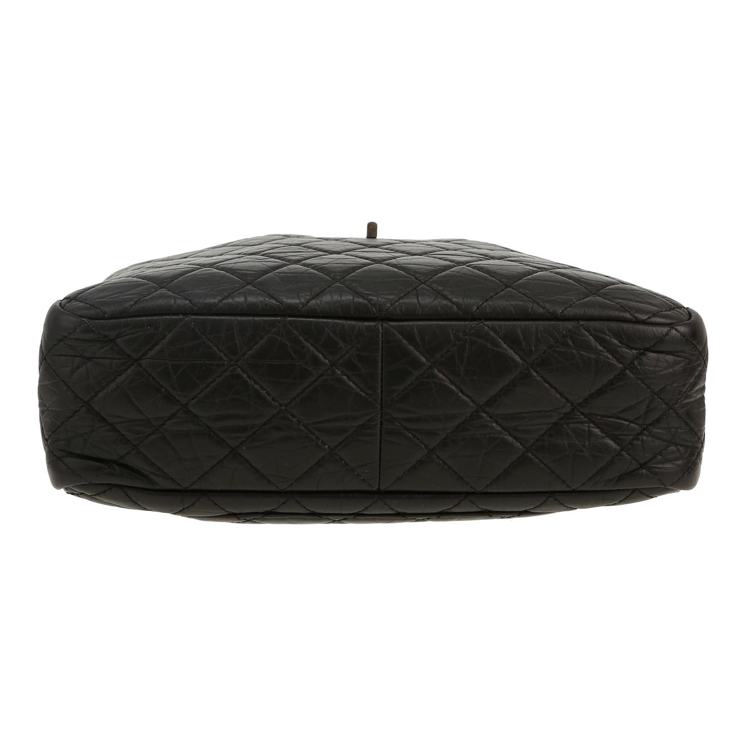 Bolso de mano Chanel  Camera en cuero acolchado negro - Detail D1