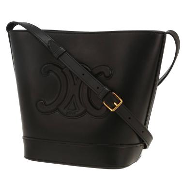 Borsa Celine  Seau in pelle nera